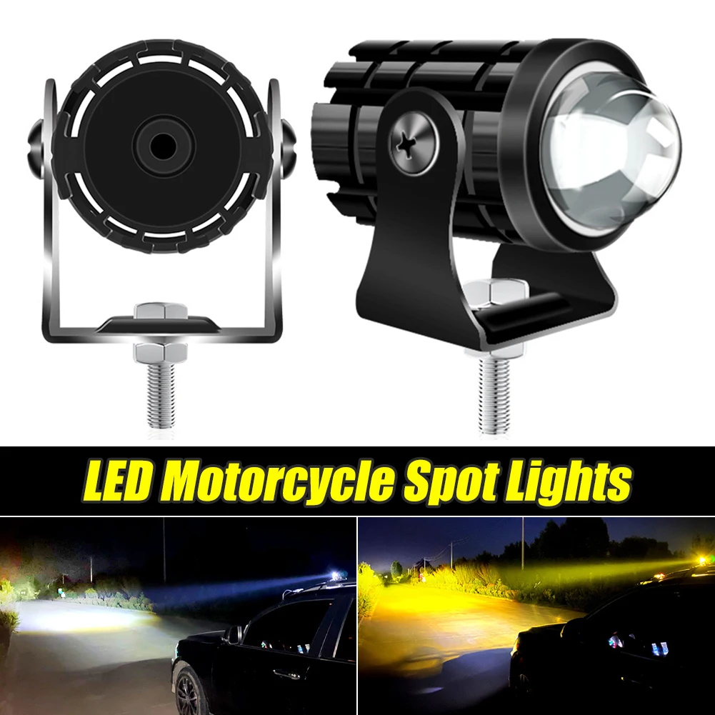 2PCS 6000LM Motorcycle LED Headlight Super Bright LED Spot Lights 6000/3000K Dual Color Auxiliary Spotlight Motor Accessories
2PCS 6000LM Motorcycle LED Headlight Super Bright LED Spot Lights 6000/3000K Dual Color Auxiliary Spotlight Motor Accessories