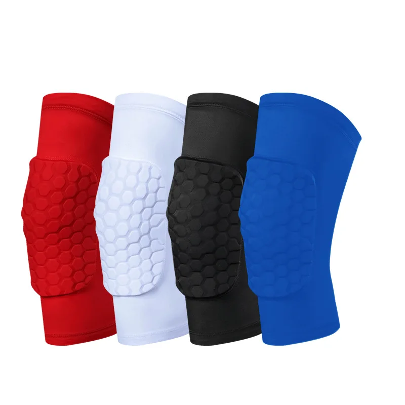 

Sports Safety Knee Pad Anti-collision Ventilation Volleyball Basketball Kneepad Compression Socks Knee Honeycomb Wraps Brace