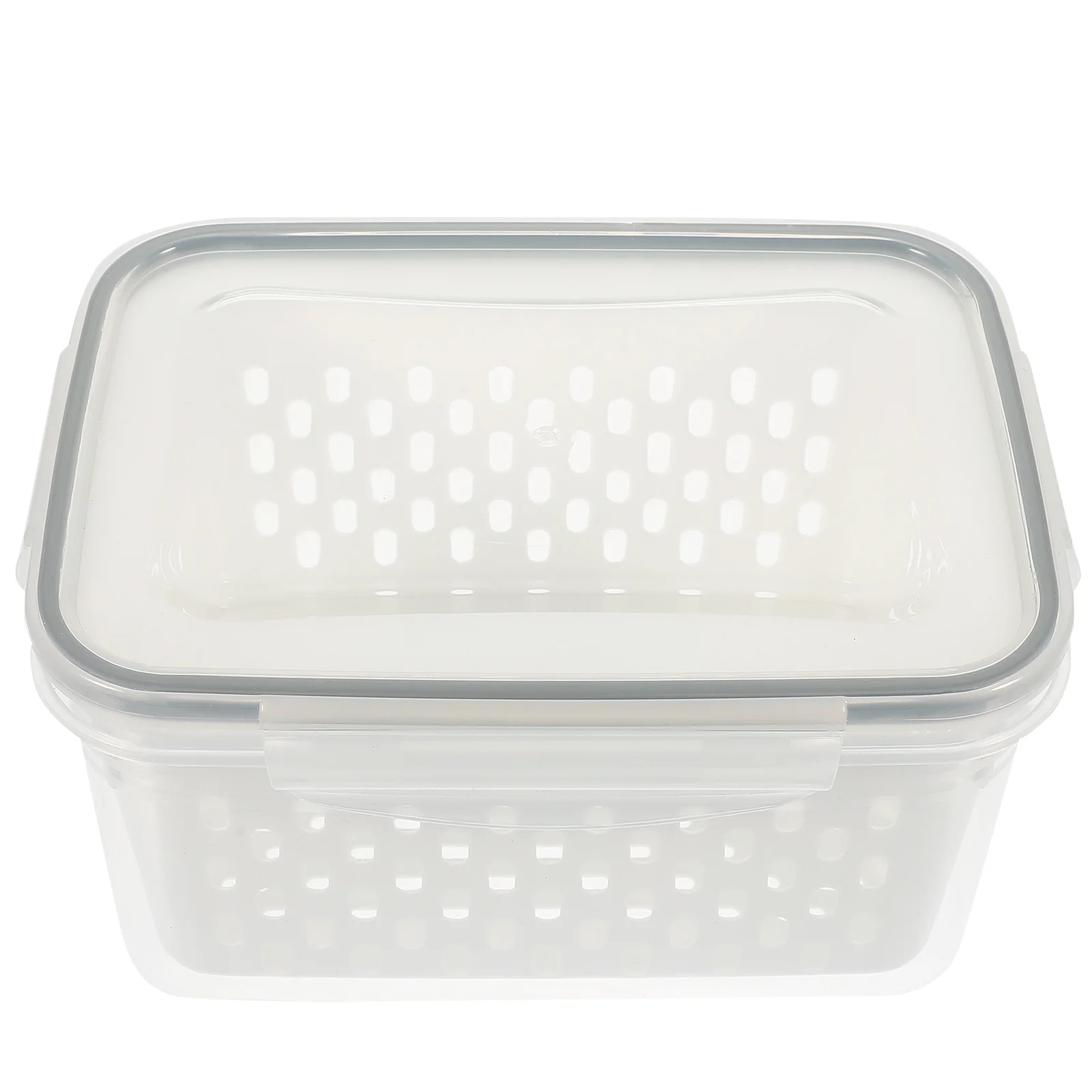Drainer Convenient Fridge Container Versatile Home Helper Organize Basket Rectangle-shaped
Drainer Convenient Fridge Container Versatile Home Helper Organize Basket Rectangle-shaped