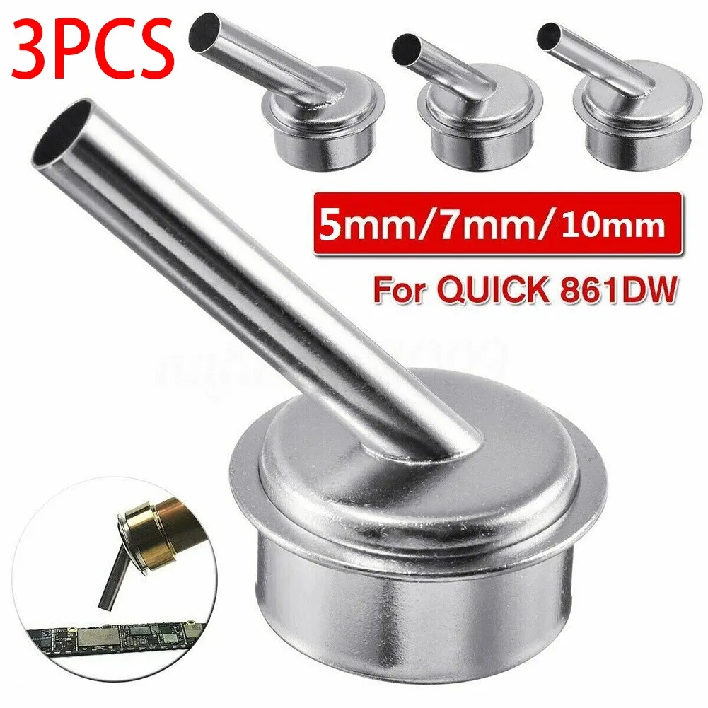 Stainless Steel 45° Angle Nozzle Hot Air SolderingGun Cell Phone QUICK 861DW
Stainless Steel 45° Angle Nozzle Hot Air SolderingGun Cell Phone QUICK 861DW