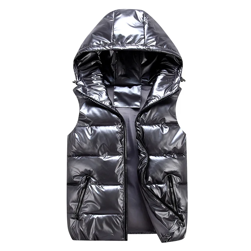 Autumn Winter Parent-child Wear Shiny Down Cotton Padded Waistcoat Men and Women Warm Hooded Vest Casual Sleeveless Parka Jacket
Autumn Winter Parent-child Wear Shiny Down Cotton Padded Waistcoat Men and Women Warm Hooded Vest Casual Sleeveless Parka Jacket