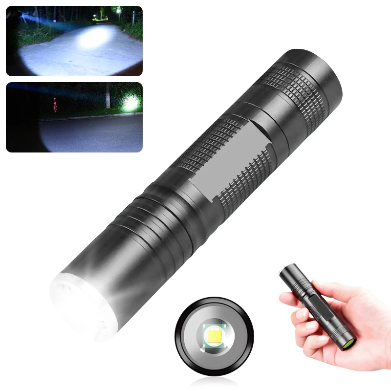 Powerful Q5 LED Flashlight Flash Torch Light 18650 Lampe Torche Portable Penlight Linterna LED Lanterns Camping, Without Battery
Powerful Q5 LED Flashlight Flash Torch Light 18650 Lampe Torche Portable Penlight Linterna LED Lanterns Camping, Without Battery