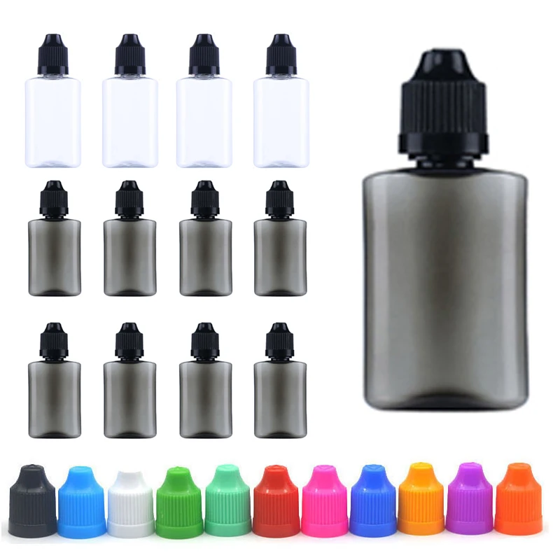 50Pcs 30ml Empty Plastic PET Flat Dropper Bottles E Liquid Eye Squeezable Bottle Vape Oils Containers Long Tips Cap w/ Funnels
50Pcs 30ml Empty Plastic PET Flat Dropper Bottles E Liquid Eye Squeezable Bottle Vape Oils Containers Long Tips Cap w/ Funnels