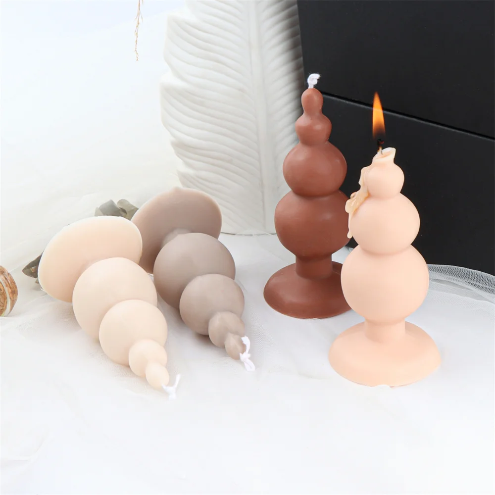 Creative Geometric Gourd Silicone Candle Mold Soap Plaster Chocolate Cake Decoration Baking Tools Parties Home Ornaments
Creative Geometric Gourd Silicone Candle Mold Soap Plaster Chocolate Cake Decoration Baking Tools Parties Home Ornaments