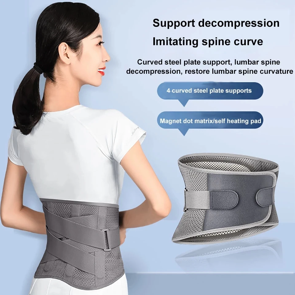 Lumbar Support Belt Lower Back Brace Pain Relief Corset for Men Women Health Care Sports Waist Band with Self Heating Pads
Lumbar Support Belt Lower Back Brace Pain Relief Corset for Men Women Health Care Sports Waist Band with Self Heating Pads