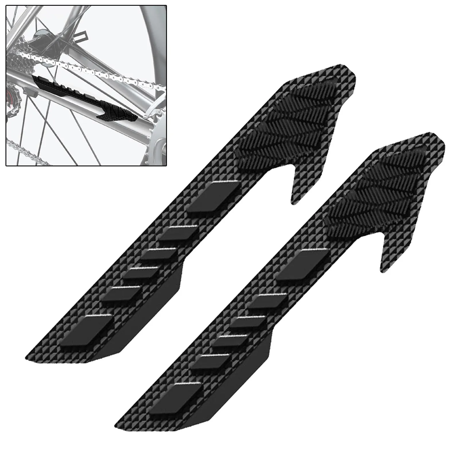 2pack MTB Silicone Chain Stay Frame Guard Road Bicycle Chain Pad Bicycle Frame Chainstay Pads Scratch-Resistant Cover
2pack MTB Silicone Chain Stay Frame Guard Road Bicycle Chain Pad Bicycle Frame Chainstay Pads Scratch-Resistant Cover