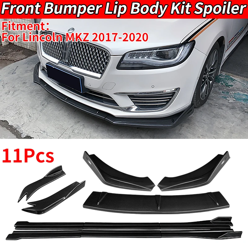 Car For Lincoln MKZ 2017-2020 Front Spoiler Splitter Bumper Lip Lower Guard Plate Trim Blade Body Kit Protector Side Skirts ABS
Car For Lincoln MKZ 2017-2020 Front Spoiler Splitter Bumper Lip Lower Guard Plate Trim Blade Body Kit Protector Side Skirts ABS