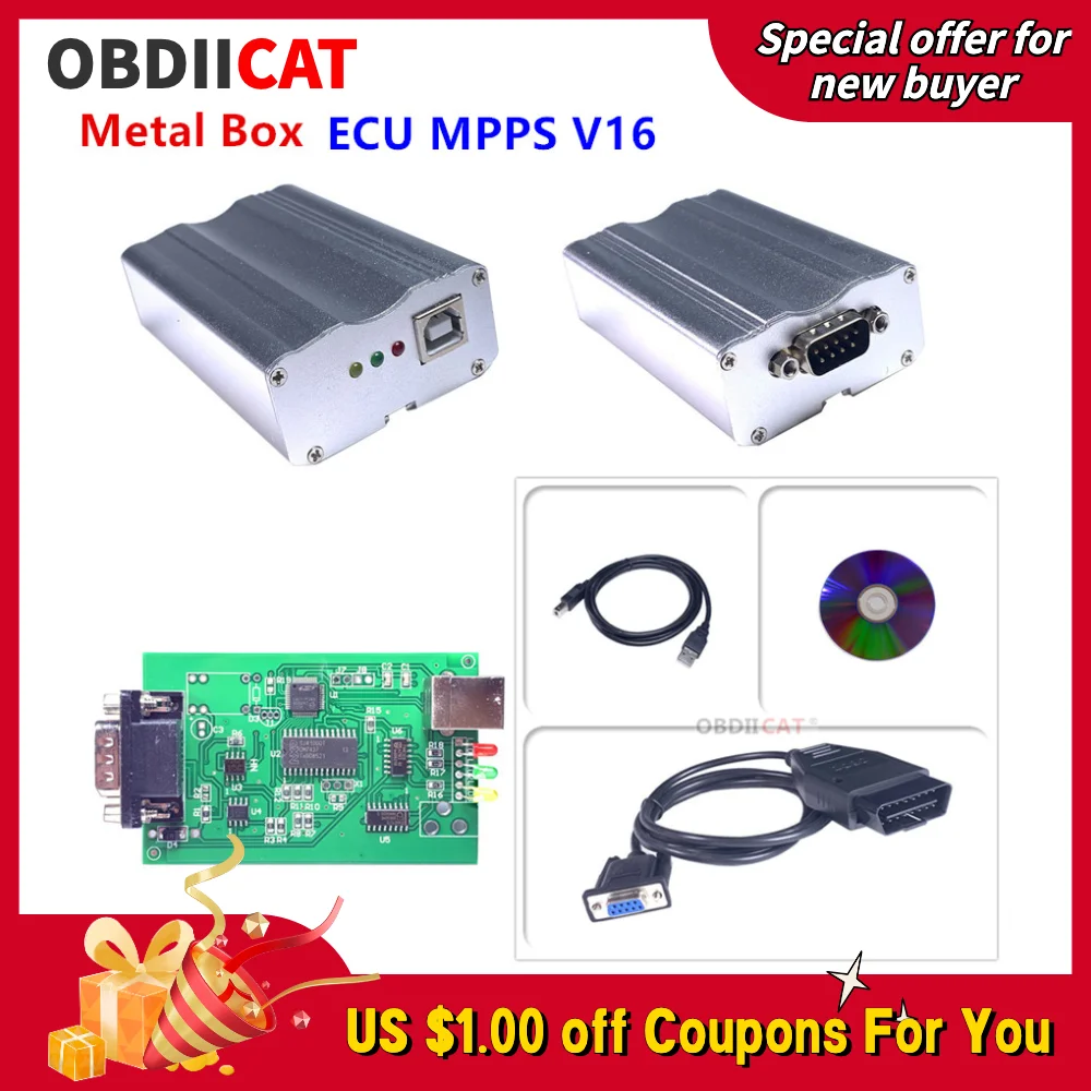 MPPS V16 SMPS MPPS V16 EDC16 Metal Box Auto ECU Chip Tuning Tool Remap Chip tuning CAN Flasher Diagnostic Tool
MPPS V16 SMPS MPPS V16 EDC16 Metal Box Auto ECU Chip Tuning Tool Remap Chip tuning CAN Flasher Diagnostic Tool