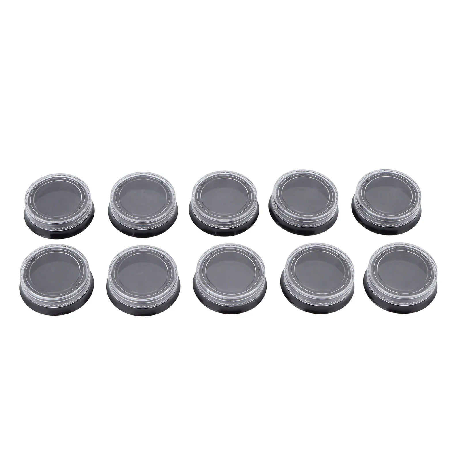 10pcs Nail Art Storage Jars Plastic Cosmetic Sample Containers for Beads Jewelry Eye Shadow Powder Honey Coffee
10pcs Nail Art Storage Jars Plastic Cosmetic Sample Containers for Beads Jewelry Eye Shadow Powder Honey Coffee