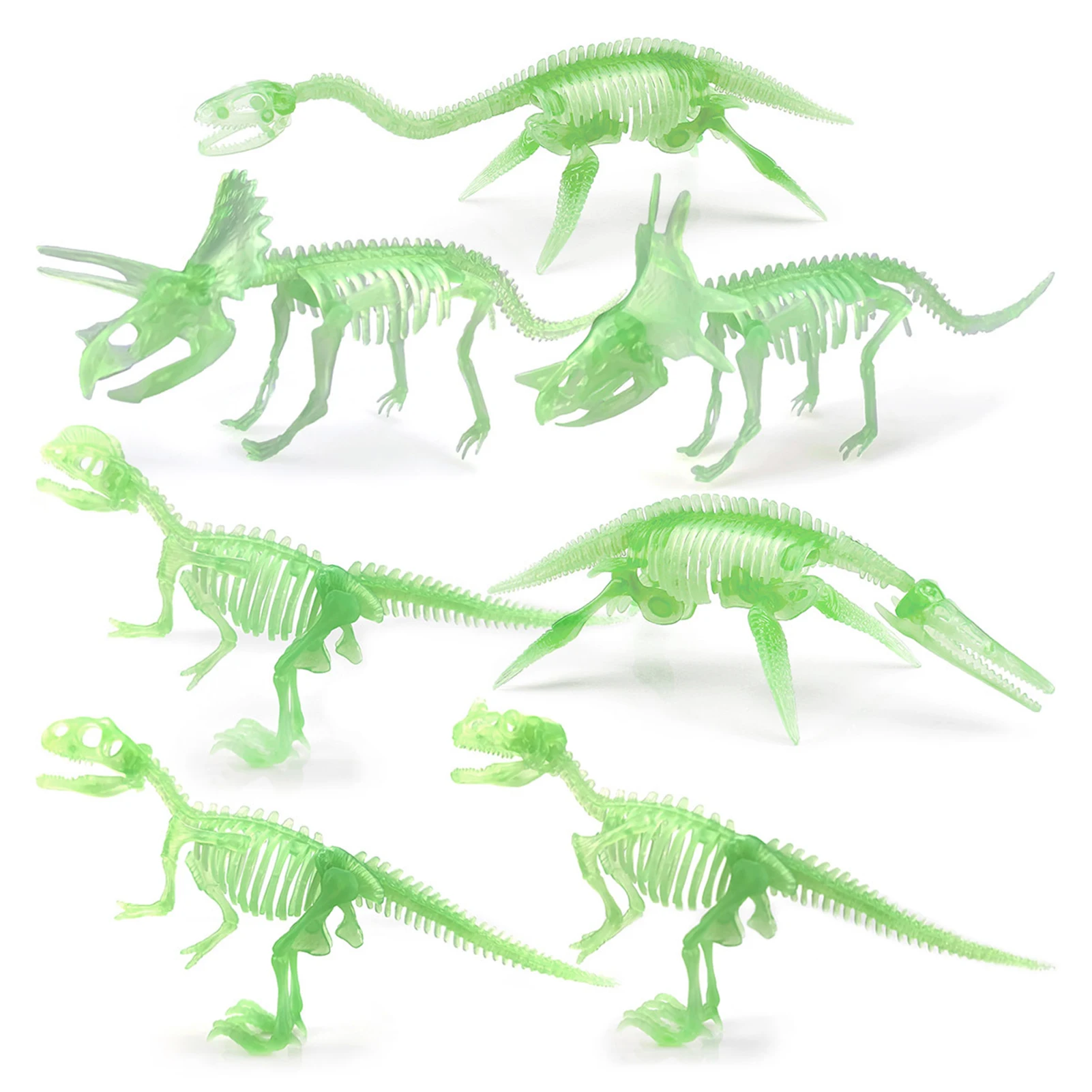 7 Pcs Luminous Dinosaur Skeleton Toy Simulation Dinosaur Bone Set Glow In The Dark Kids Learning Educational Cognitive Toy For
7 Pcs Luminous Dinosaur Skeleton Toy Simulation Dinosaur Bone Set Glow In The Dark Kids Learning Educational Cognitive Toy For