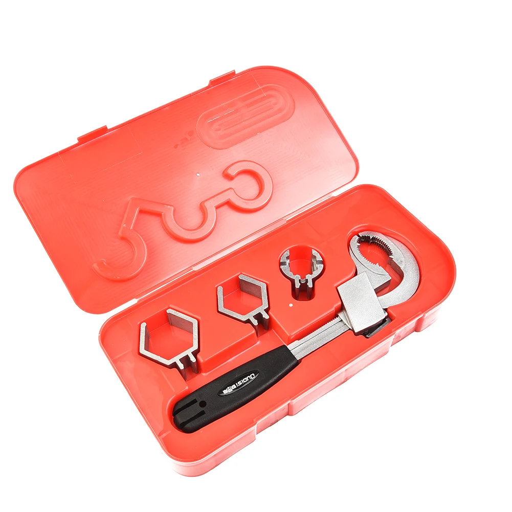 Adjustable Wrench Multifunctional Universal Spanner Open End Wrench Bathroom Repair Spanner Hand Tools Car Bicycle Wrench
Adjustable Wrench Multifunctional Universal Spanner Open End Wrench Bathroom Repair Spanner Hand Tools Car Bicycle Wrench