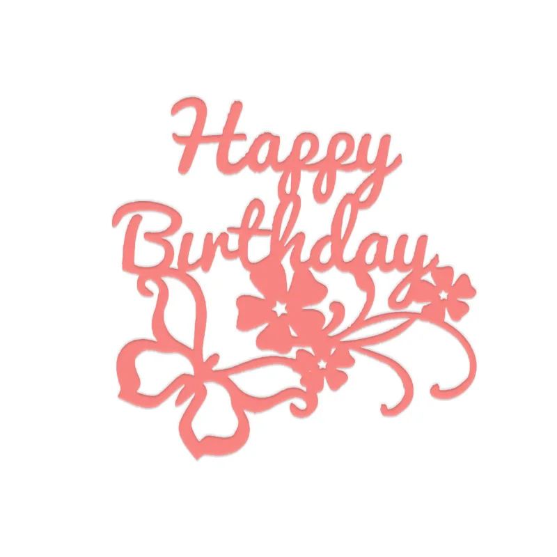 Metal Cutting Dies Stencils Butterfly Flowers Happy Birthday Letters Craft Die Cut DIY Scrapbooking Album Decoration
Metal Cutting Dies Stencils Butterfly Flowers Happy Birthday Letters Craft Die Cut DIY Scrapbooking Album Decoration