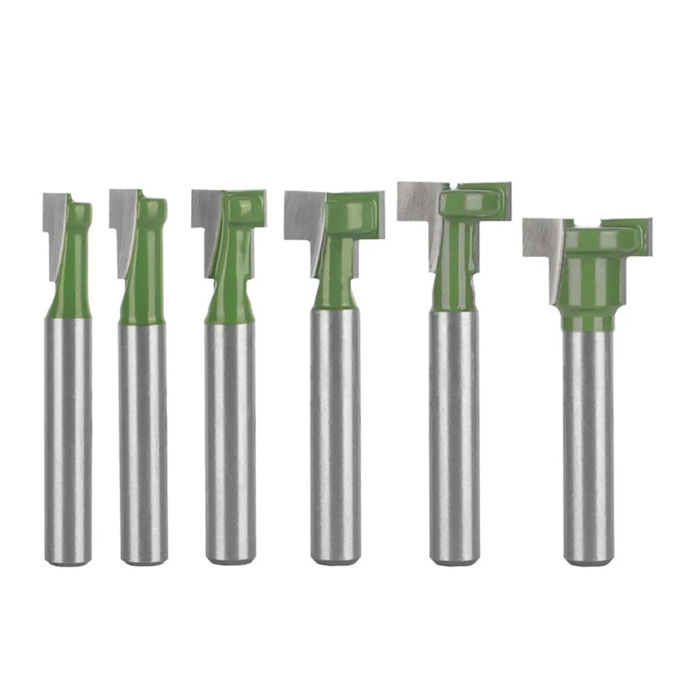 6.35mm Shank T-Slot Cutter Router Bit Key Hole Bits T Slotting Milling Cutter For Wood Woodworking Tools
6.35mm Shank T-Slot Cutter Router Bit Key Hole Bits T Slotting Milling Cutter For Wood Woodworking Tools