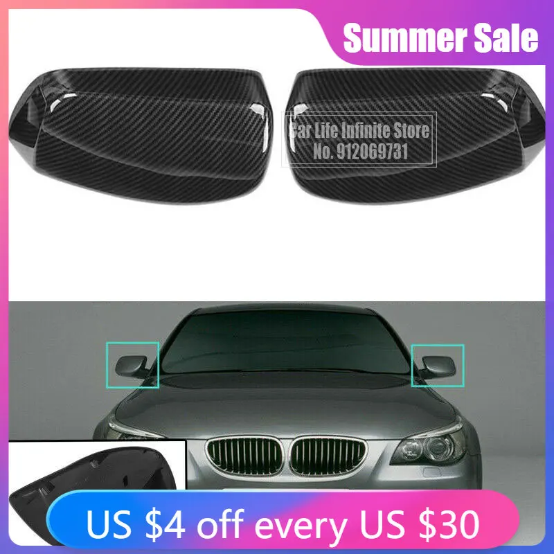 2 шт., черные автомобильные фотообои из углеродного волокна для BMW E60 E61 E63 E64 5/6 серии 2003-2010 51167078360 51167078359 
2 шт., черные автомобильные фотообои из углеродного волокна для BMW E60 E61 E63 E64 5/6 серии 2003-2010 51167078360 51167078359