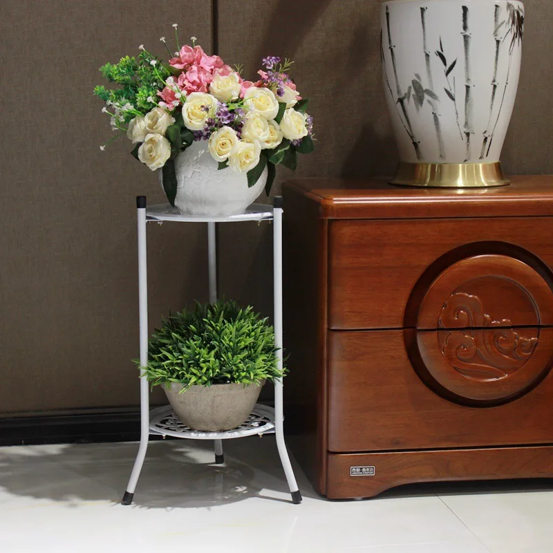 European-style Wrought Iron Flower Shelf Balcony Simple Plant Stands Indoor Double-layer Gardening Potted Rack for Plants
European-style Wrought Iron Flower Shelf Balcony Simple Plant Stands Indoor Double-layer Gardening Potted Rack for Plants