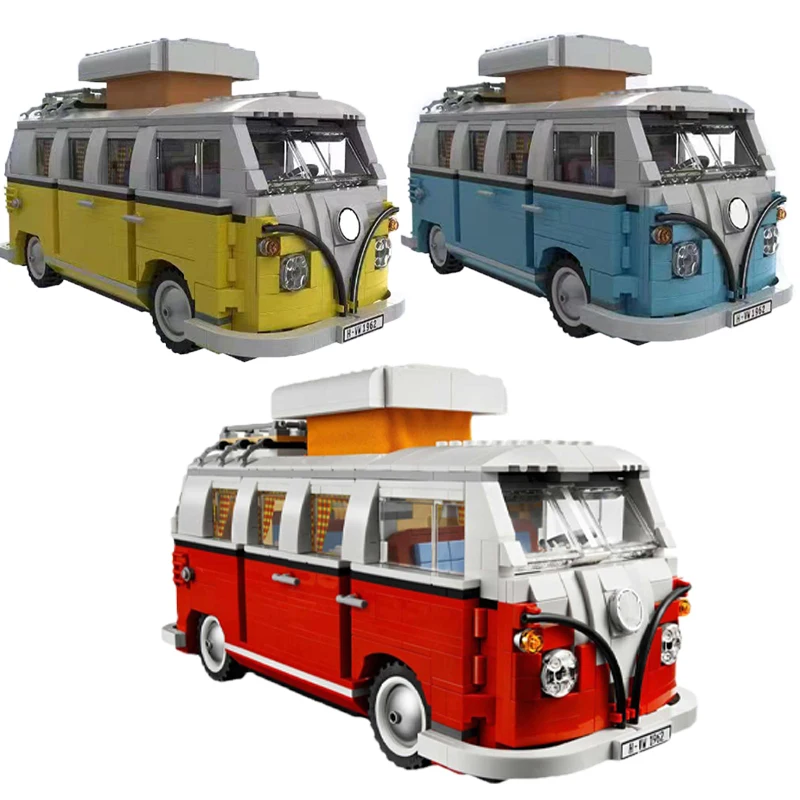2022 технический автомобиль VW T1, фирменный автомобиль, совместимый с 10220 MOC, Классический автобус, строительные блоки, игрушки для детей, подар...
2022 технический автомобиль VW T1, фирменный автомобиль, совместимый с 10220 MOC, Классический автобус, строительные блоки, игрушки для детей, подар...