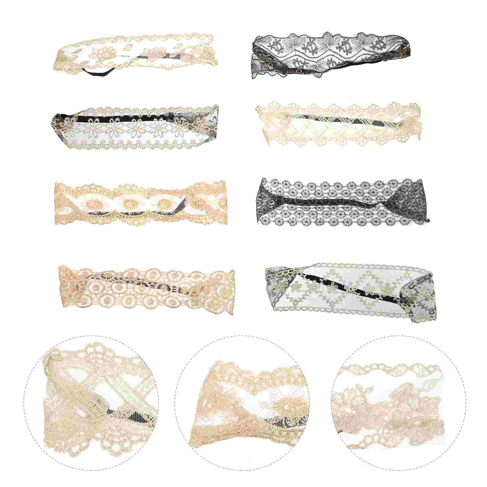 Headgear Wide-brimmed Headband Lace Hairbands Headdress Embroidery Wrap Headbands
Headgear Wide-brimmed Headband Lace Hairbands Headdress Embroidery Wrap Headbands