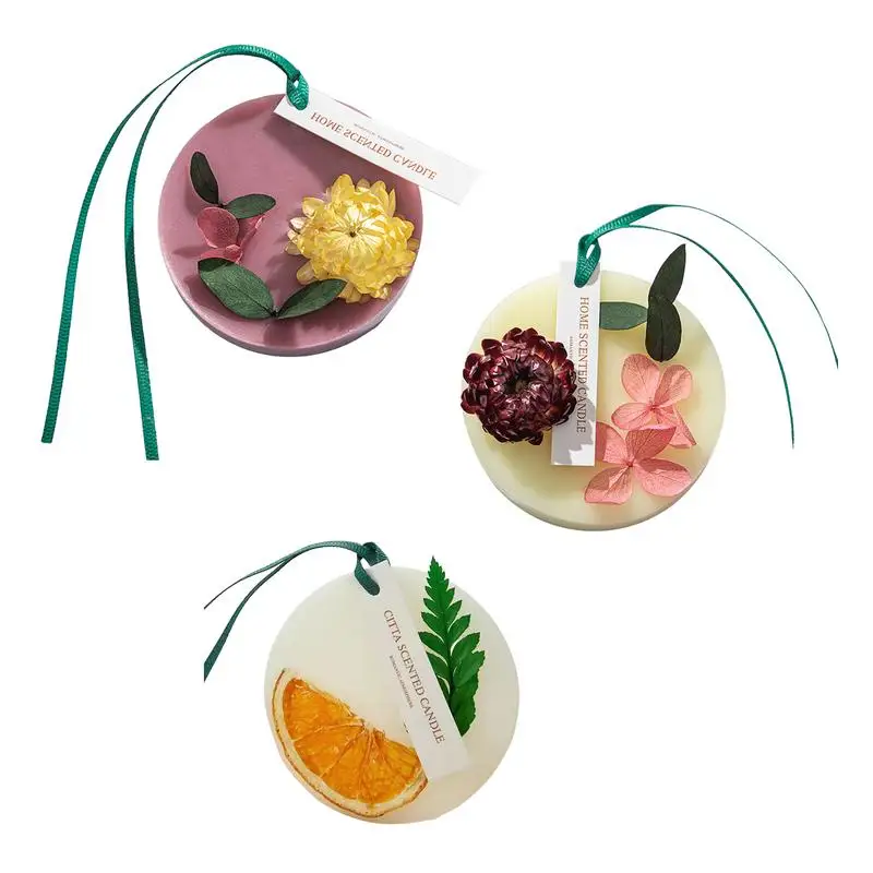 

Air Freshener For Home Scented Wax Tablets Dry Flower Scented Wax Tablets Highly Scented Luxury Wax Round Pieces Gift Set