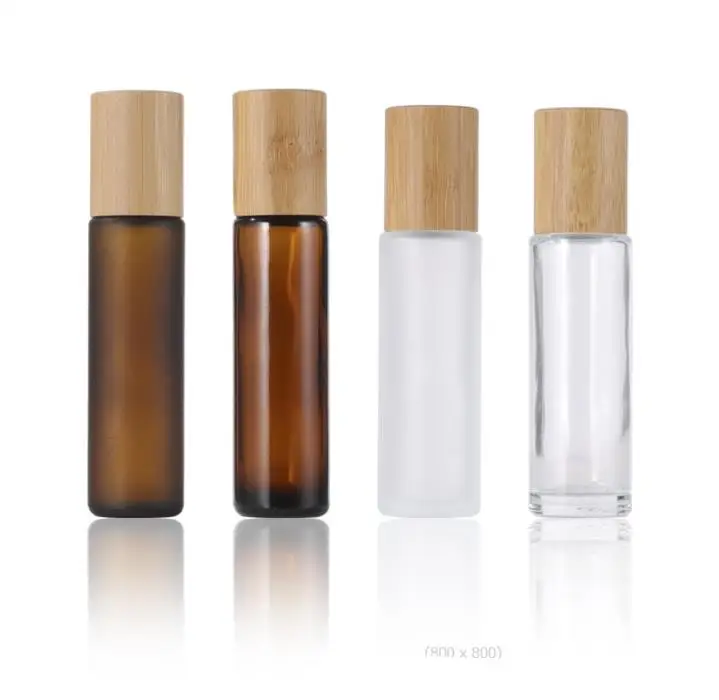 5ml 10ml Frosted Clear Glass Roller Bottles with Metal Rollers Ball Essential Oil Vials with Wood Grain Cap SN1712
5ml 10ml Frosted Clear Glass Roller Bottles with Metal Rollers Ball Essential Oil Vials with Wood Grain Cap SN1712