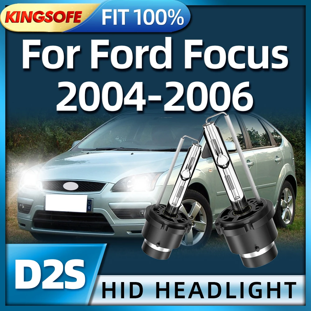 KINGSOFE 1Pair 35W HID Xenon Light Car Headlight Bulb D2S 6000K Auto Headlamp For Ford Focus 2004 2005 2006
KINGSOFE 1Pair 35W HID Xenon Light Car Headlight Bulb D2S 6000K Auto Headlamp For Ford Focus 2004 2005 2006