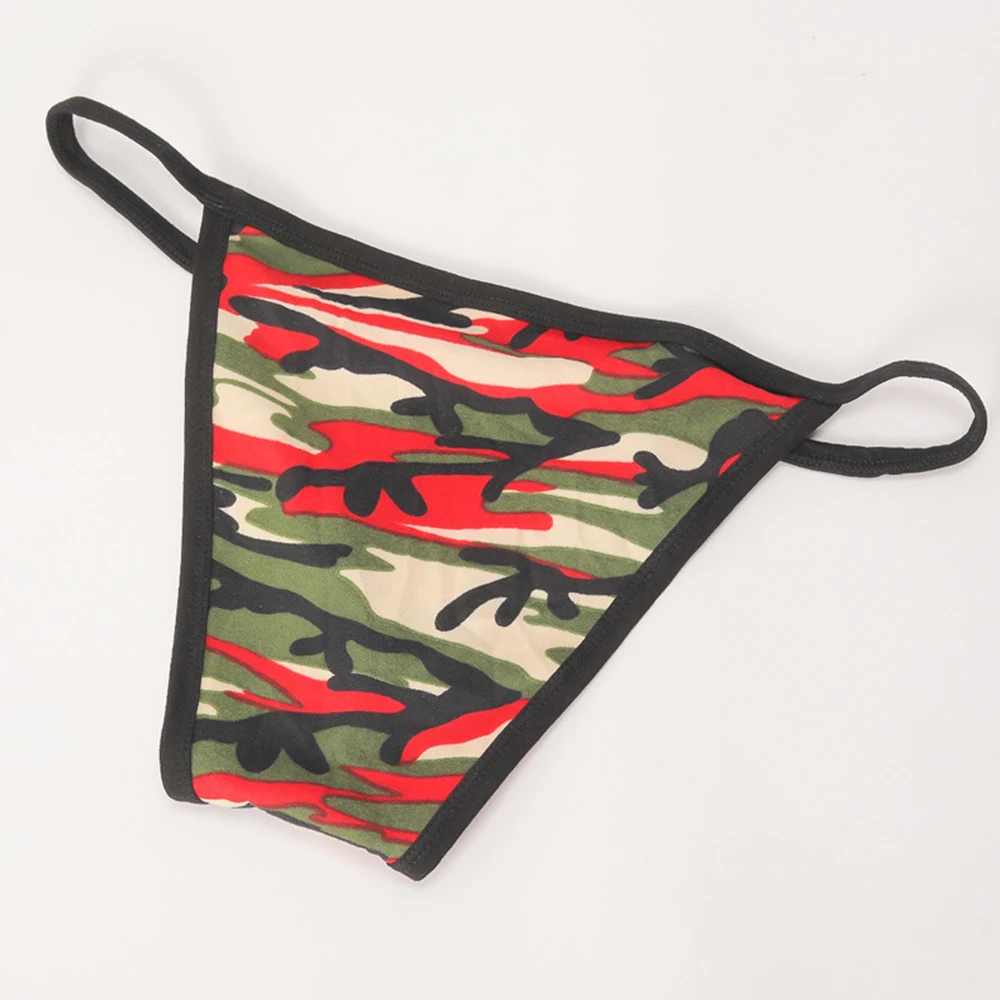 Men's Thong Sexy Underpants Print G-String Pouch Briefs Soft Shorts Low Waist Underwear Comfortable Camouflage Sensual Bottoms
Men's Thong Sexy Underpants Print G-String Pouch Briefs Soft Shorts Low Waist Underwear Comfortable Camouflage Sensual Bottoms