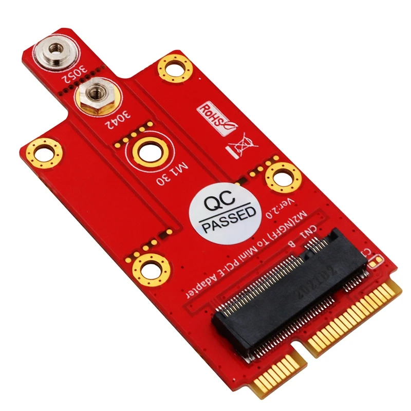 Конвертер адаптера M.2 Key B-Mini PCIE PCI-E для модуля 3G/4G/5G с отверткой и винтами
Конвертер адаптера M.2 Key B-Mini PCIE PCI-E для модуля 3G/4G/5G с отверткой и винтами