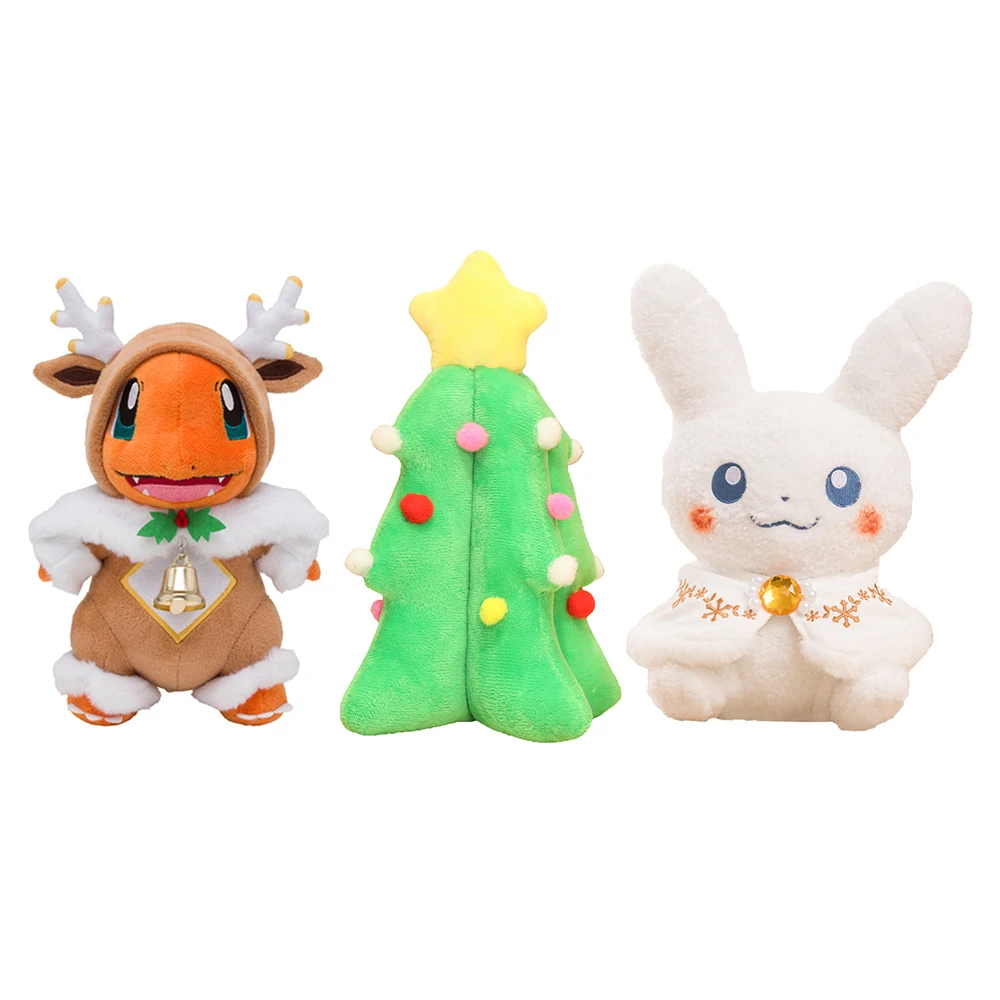 Pokemon Plush Toy Christmas Style Dress Up White Pikachu Elk Bell Costume Charmander Plush Stuffed Doll Tree Gift For Kids
Pokemon Plush Toy Christmas Style Dress Up White Pikachu Elk Bell Costume Charmander Plush Stuffed Doll Tree Gift For Kids