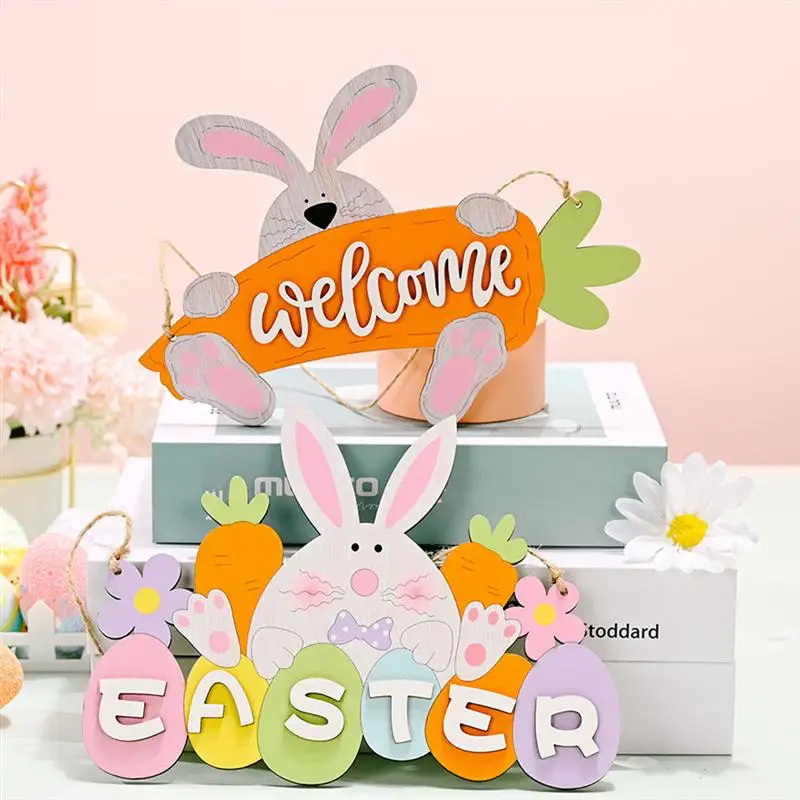 Easter Bunny Hanging Decor Solid Wood Easter Letter Board Hanging Crafts Easter Adorn
Easter Bunny Hanging Decor Solid Wood Easter Letter Board Hanging Crafts Easter Adorn