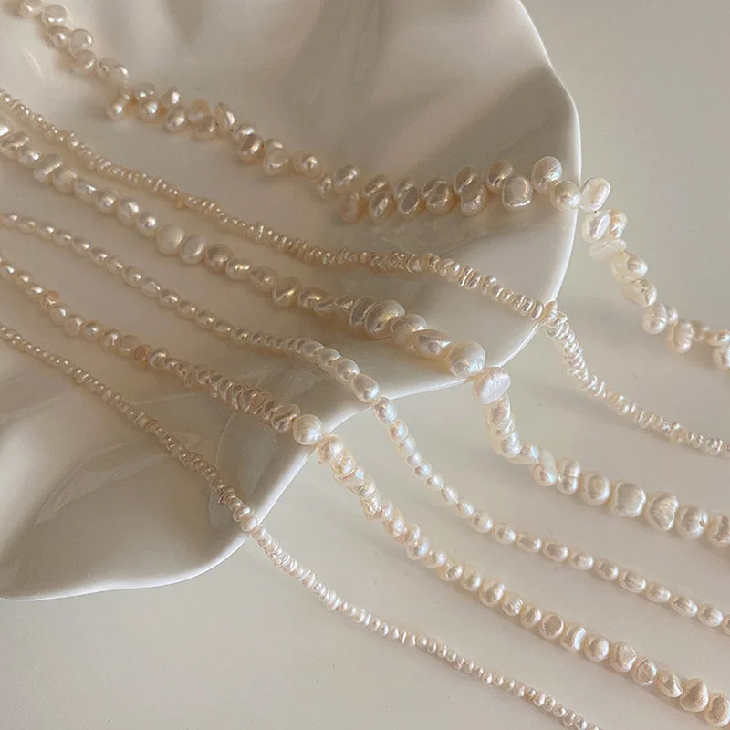 CANPEL Natural Freshwater Pearl Necklace for Women Elegant Irregular Pearls Chokers Necklaces Party Wedding Jewelry
CANPEL Natural Freshwater Pearl Necklace for Women Elegant Irregular Pearls Chokers Necklaces Party Wedding Jewelry