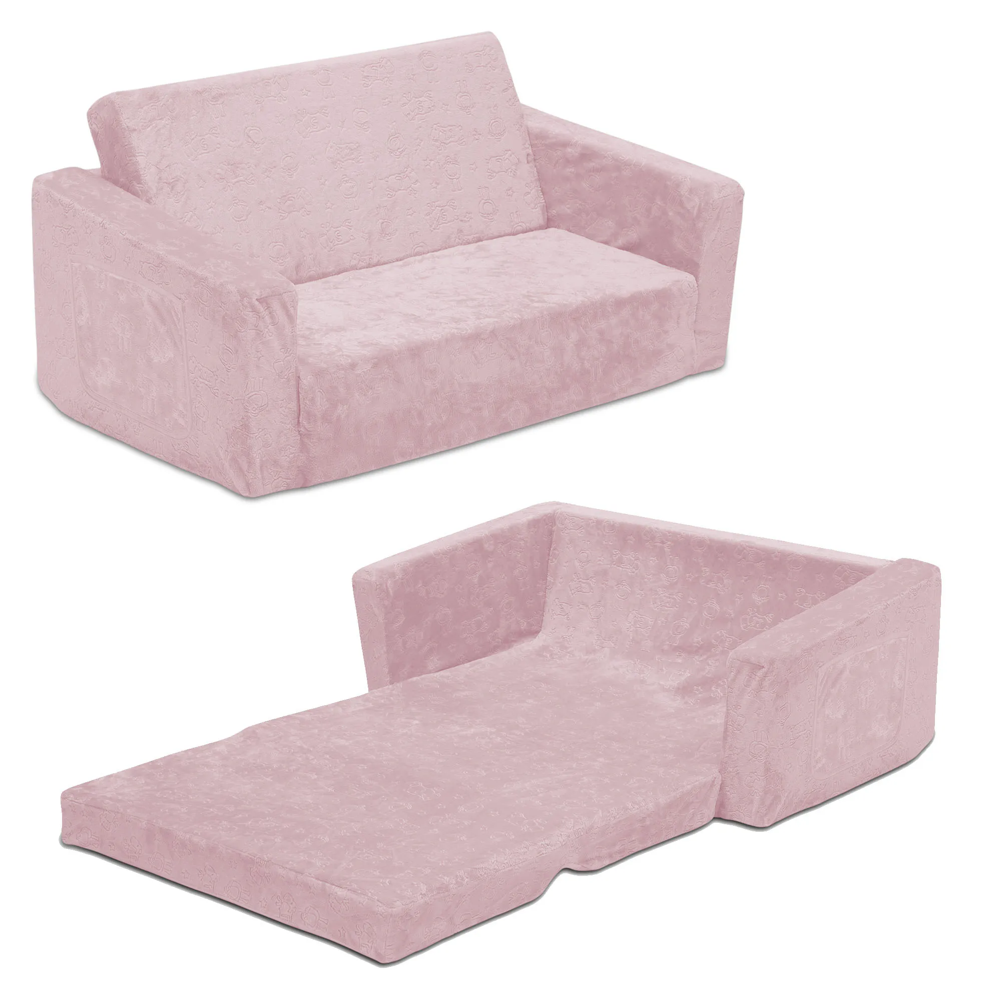 Extra Wide Convertible Sofa to Lounger - Comfy 2-in-1 Flip Open Couch/Sleeper for Kids, Multiple Colors
Extra Wide Convertible Sofa to Lounger - Comfy 2-in-1 Flip Open Couch/Sleeper for Kids, Multiple Colors
