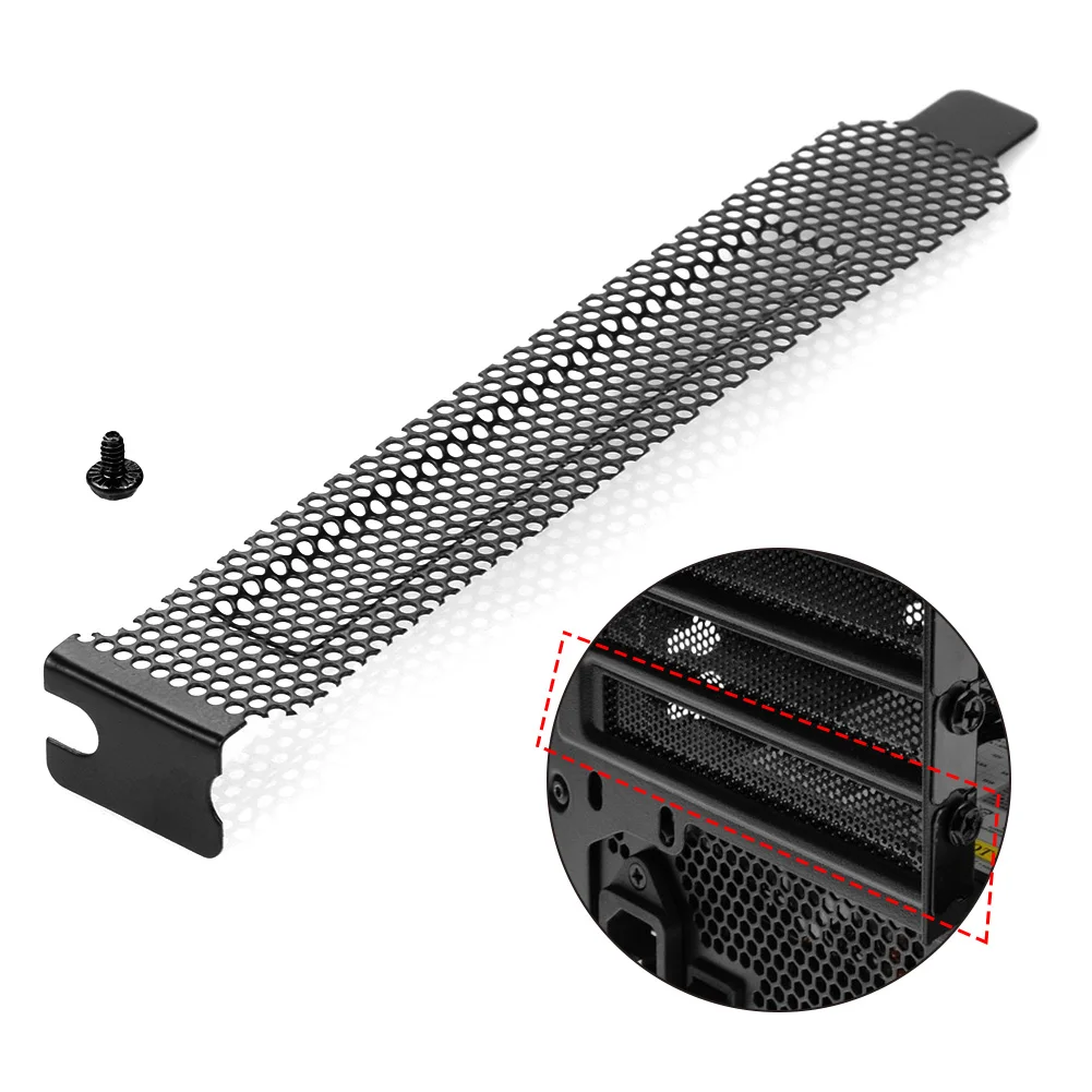 5Pcs Computer Slot Cover Blanking Off Plates PCI Slot Bracket W/Screws 120x20mm FExpansion Blank Plate Shields for PC Computer
5Pcs Computer Slot Cover Blanking Off Plates PCI Slot Bracket W/Screws 120x20mm FExpansion Blank Plate Shields for PC Computer