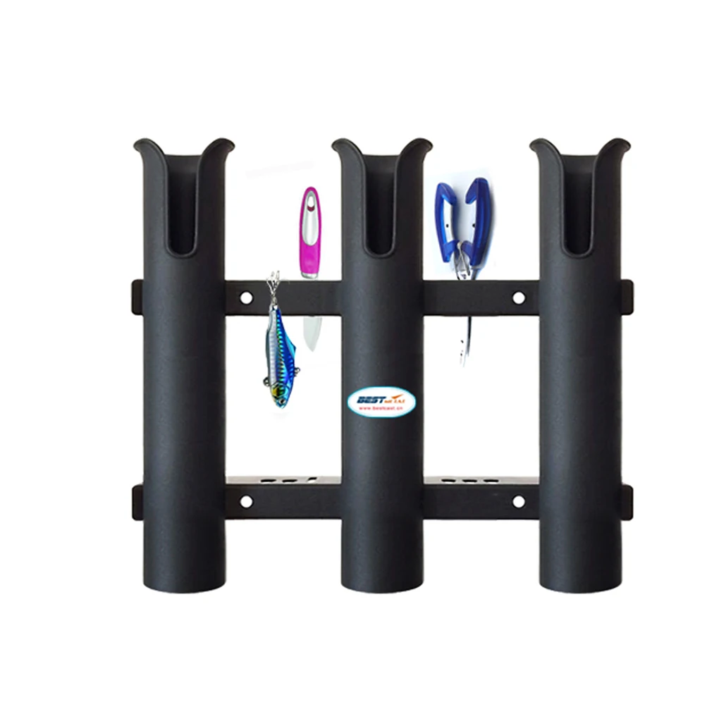 Стойка рыболовная из полимера легкая, держатель для удочки, кронштейн для корабля, держатели с 3 соединительными трубками, черный цвет 
Стойка рыболовная из полимера легкая, держатель для удочки, кронштейн для корабля, держатели с 3 соединительными трубками, черный цвет