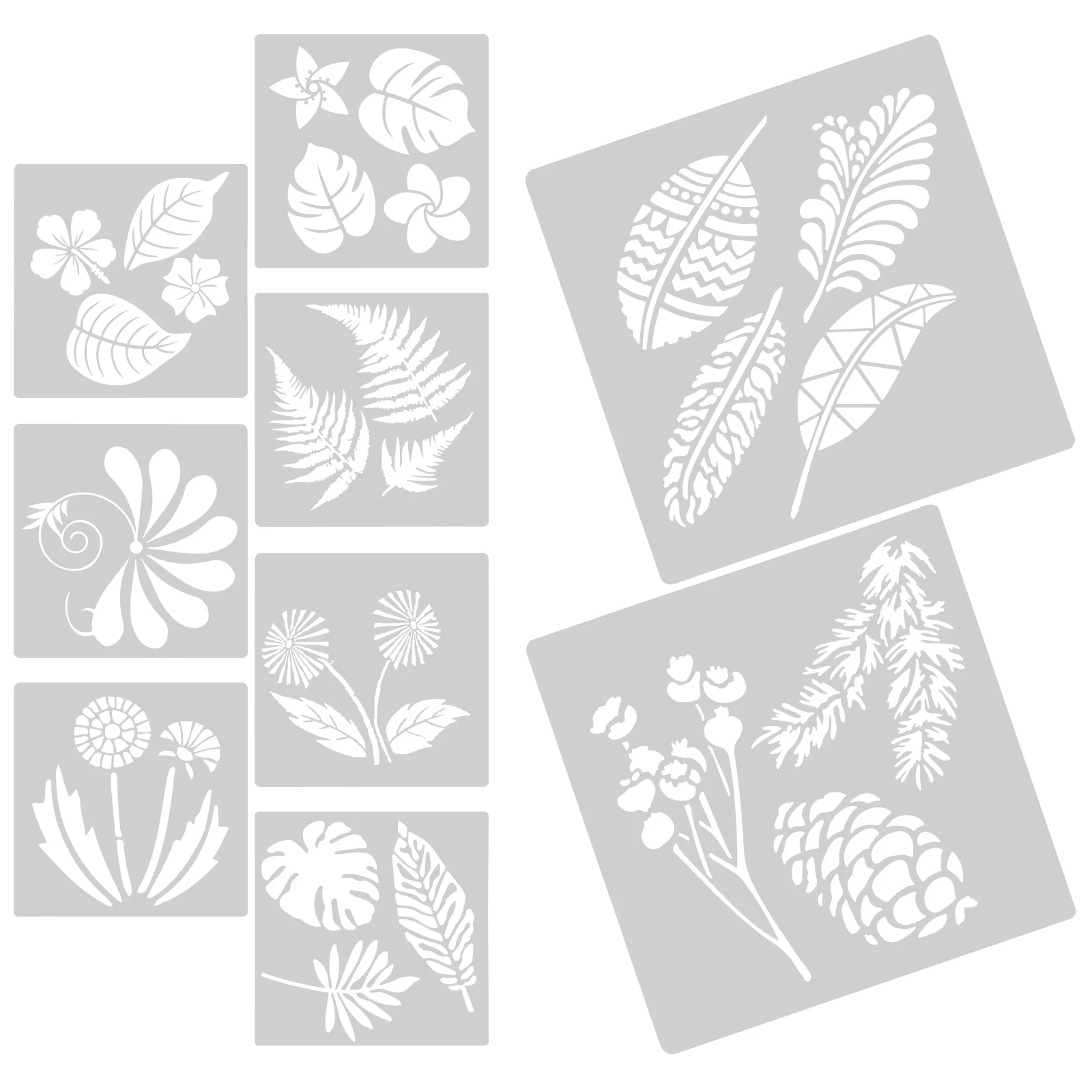 9 Pcs Plants Flowers Stencils Painting Craft Unique Shape The Delicate Templates Drawing Reusable Spring
9 Pcs Plants Flowers Stencils Painting Craft Unique Shape The Delicate Templates Drawing Reusable Spring