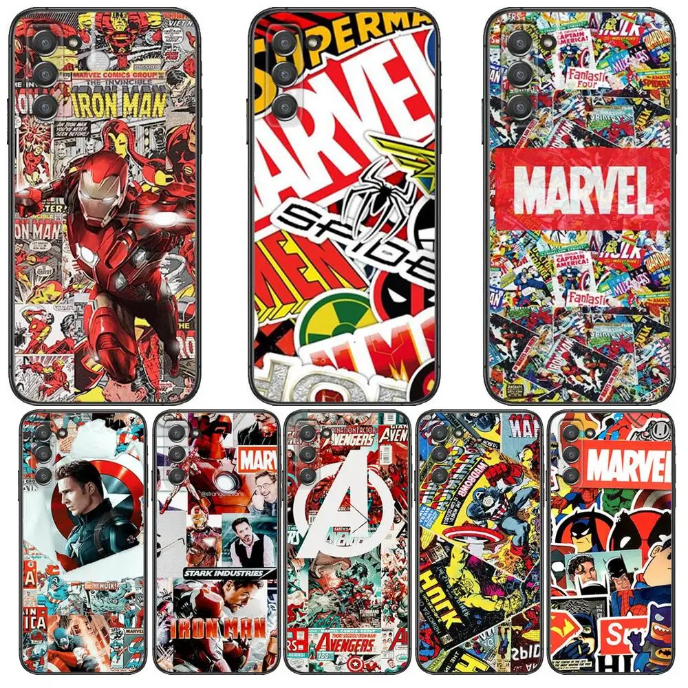 

Marvel Comics Heroes Phone cover hull For SamSung Galaxy s6 s7 S8 S9 S10E S20 S21 S5 S30 Plus S20 fe 5G Lite Ultra Edge