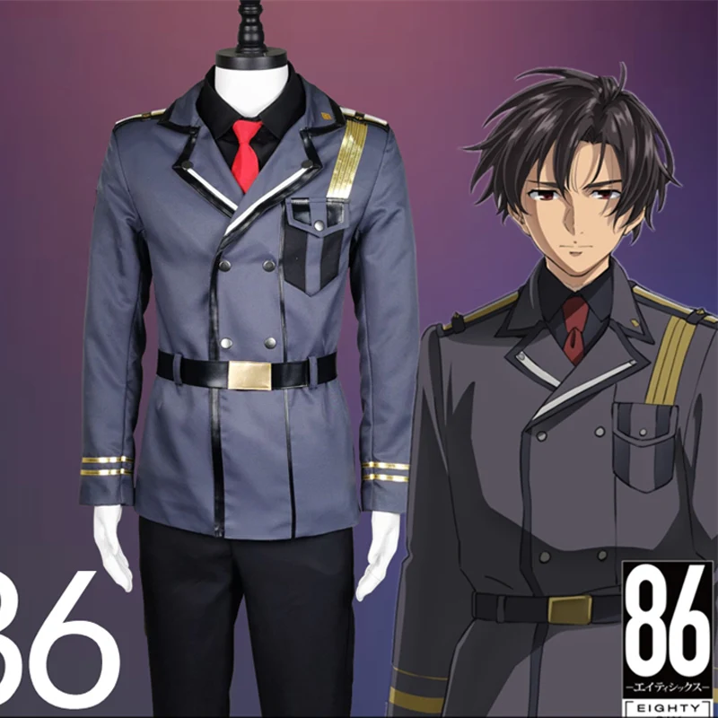 Костюм для косплея Shinei Nouzen из аниме 86, костюм для косплея «восемьдесят Six», пальто, рубашка, штаны, галстук, униформа для хэллоуивечерние на заказ
Костюм для косплея Shinei Nouzen из аниме 86, костюм для косплея «восемьдесят Six», пальто, рубашка, штаны, галстук, униформа для хэллоуивечерние на заказ