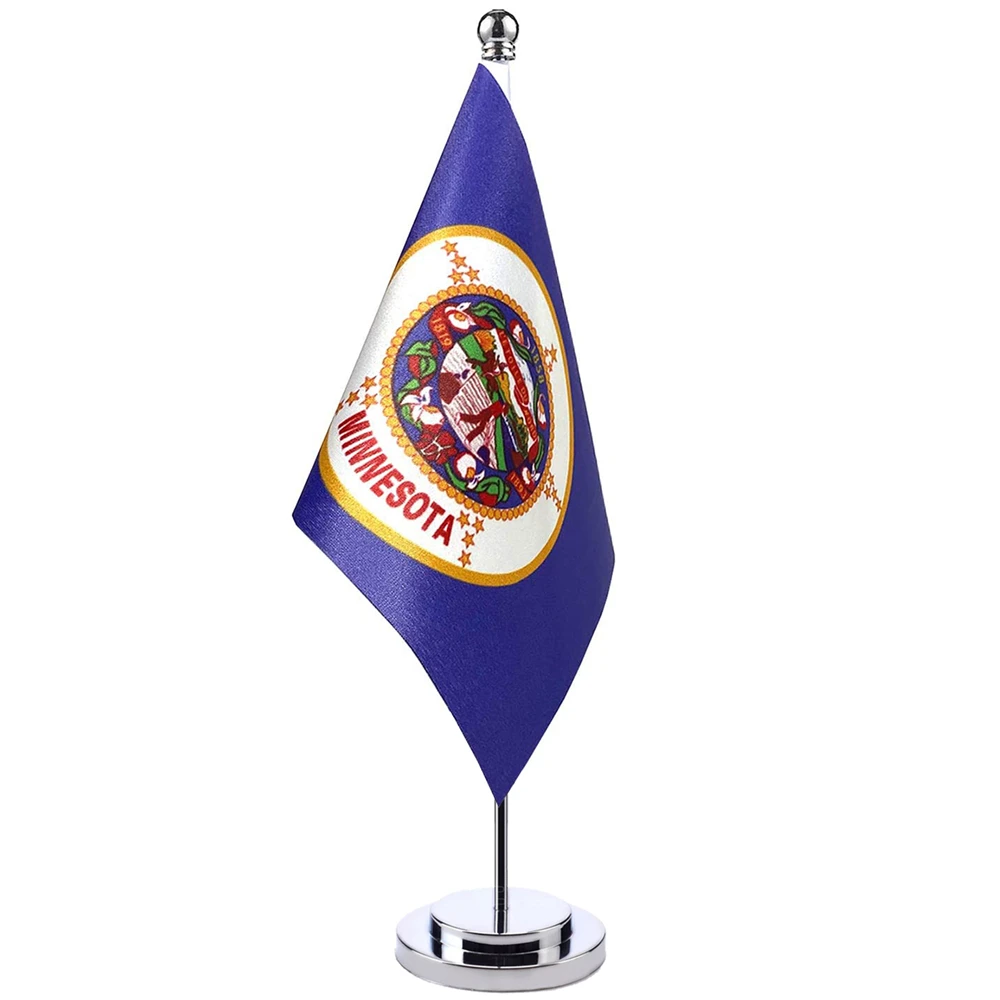 14x21cm Office Desk Flag The United States of Minnesota Banner Conference Room Stand Pole Minnesota Cabinet Flag Set Room Decor
14x21cm Office Desk Flag The United States of Minnesota Banner Conference Room Stand Pole Minnesota Cabinet Flag Set Room Decor