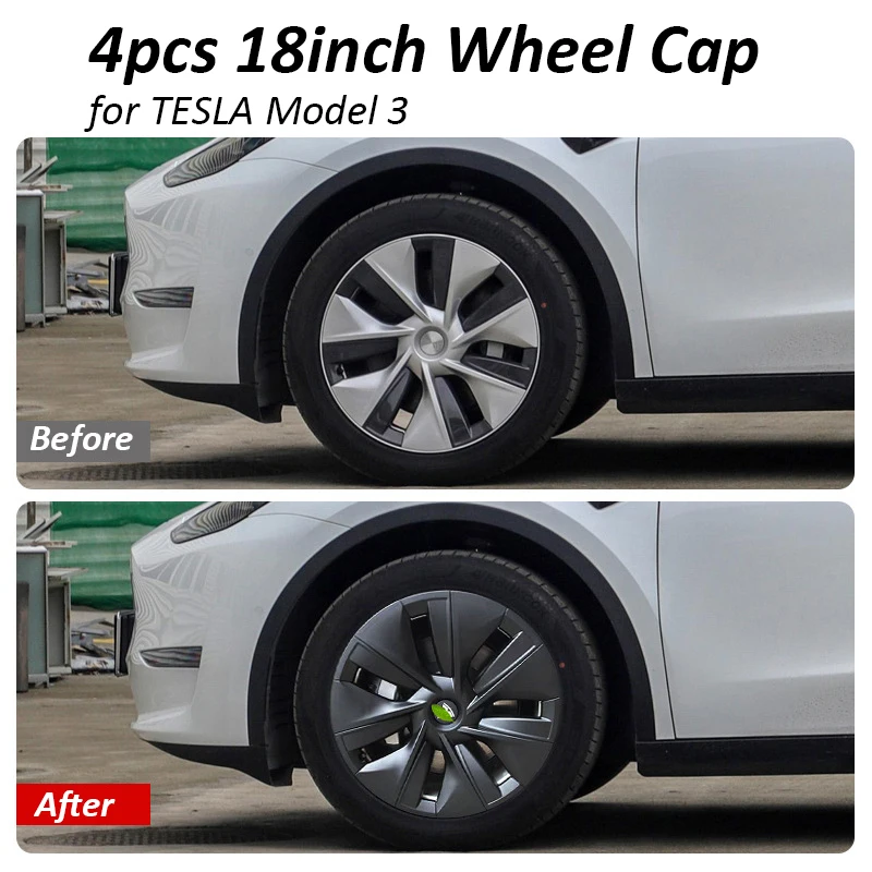 4PCS for Tesla Model 3 Hub cap Original Car Replacement Wheel Cap 18-Inch Automobile Hubcap Full Cover Accessories 2021 2022
4PCS for Tesla Model 3 Hub cap Original Car Replacement Wheel Cap 18-Inch Automobile Hubcap Full Cover Accessories 2021 2022