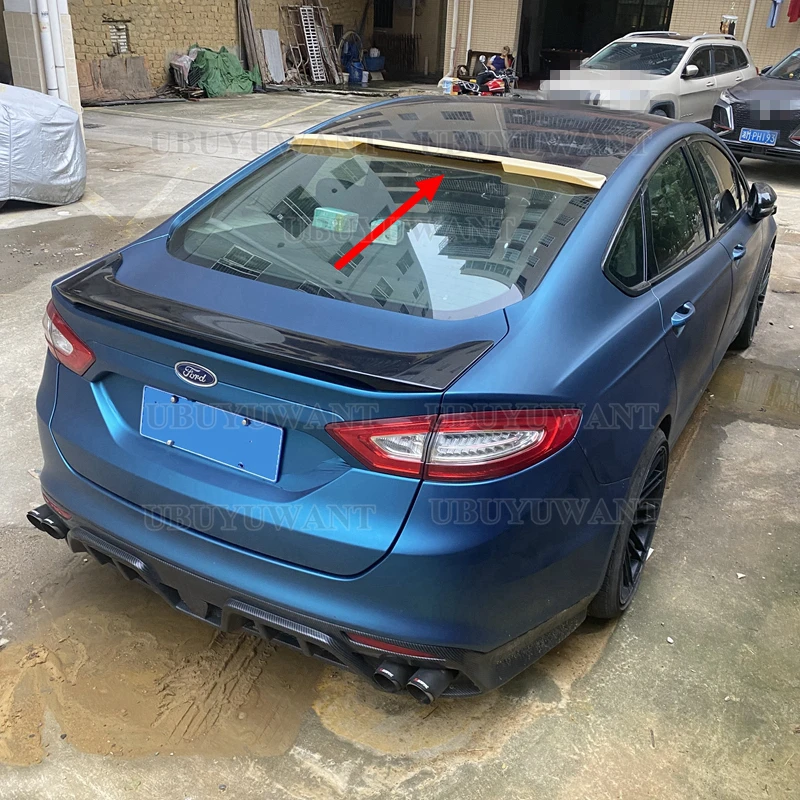 

Автозапчасти для Ford Mondeo/Fusion, новые модели 2013-2017, высококачественный задний спойлер из АБС-пластика и углеродного волокна