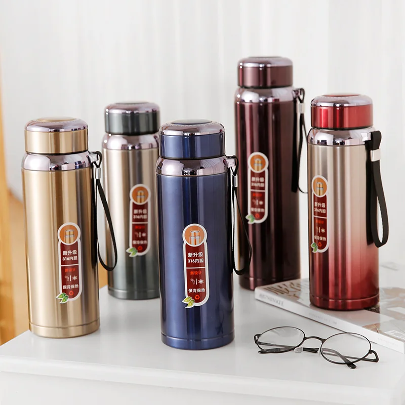 Large Capacity 316 Stainless Steel Thermos Cup Advertising Gift Water Cup Daily Department Store Cup Rope Lifting Sports Kettle
Large Capacity 316 Stainless Steel Thermos Cup Advertising Gift Water Cup Daily Department Store Cup Rope Lifting Sports Kettle