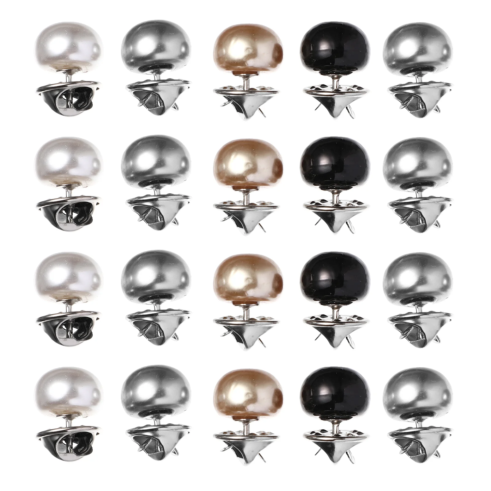 20 Pcs Pearl Buttons Metal Buttons Safety Collars Decorate Shawl Brooch Pin Metal Material Mini Brooch Pin Badges Miss
20 Pcs Pearl Buttons Metal Buttons Safety Collars Decorate Shawl Brooch Pin Metal Material Mini Brooch Pin Badges Miss