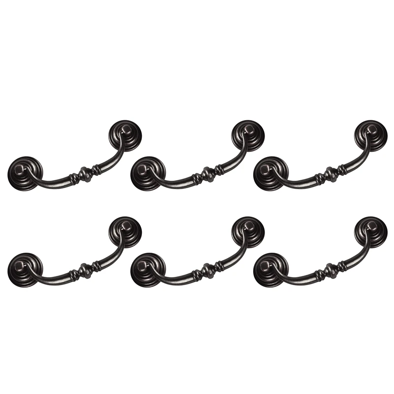 Antique Black Kitchen Cabinet Drop Bail Pulls Handles Drawer Pulls Handles 108Mm (6, 4.25Inch Hole Center)
Antique Black Kitchen Cabinet Drop Bail Pulls Handles Drawer Pulls Handles 108Mm (6, 4.25Inch Hole Center)