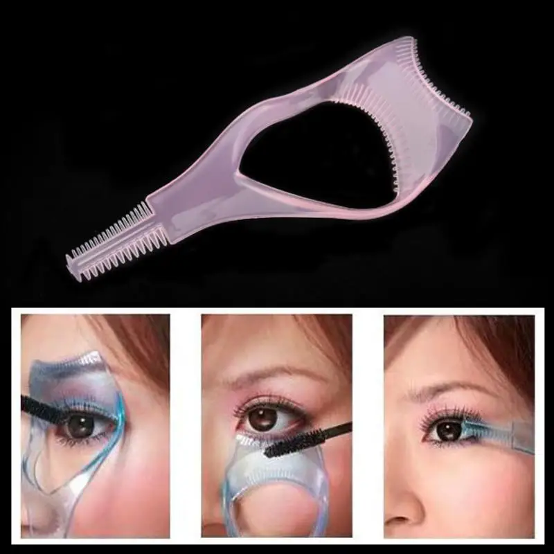 3 in 1EyeLash Curler Mascara Brush Applicator Guid Comb Multifunction Cosmetic Eye Makeup Curler Aid Tool Help Brushing Eyelash 
3 in 1EyeLash Curler Mascara Brush Applicator Guid Comb Multifunction Cosmetic Eye Makeup Curler Aid Tool Help Brushing Eyelash