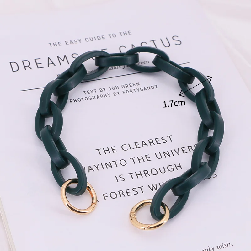 New Style Acrylic Handbag Detachable Fashion Ladies High Quality Leather Belt Colorful Chain Shoulder Strap Solid Color
New Style Acrylic Handbag Detachable Fashion Ladies High Quality Leather Belt Colorful Chain Shoulder Strap Solid Color