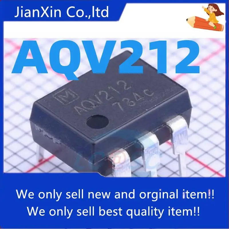 10pcs 100% orginal new AQV212 212 DIP-6 in-line control low level input signal control load voltage 60V 600V
10pcs 100% orginal new AQV212 212 DIP-6 in-line control low level input signal control load voltage 60V 600V