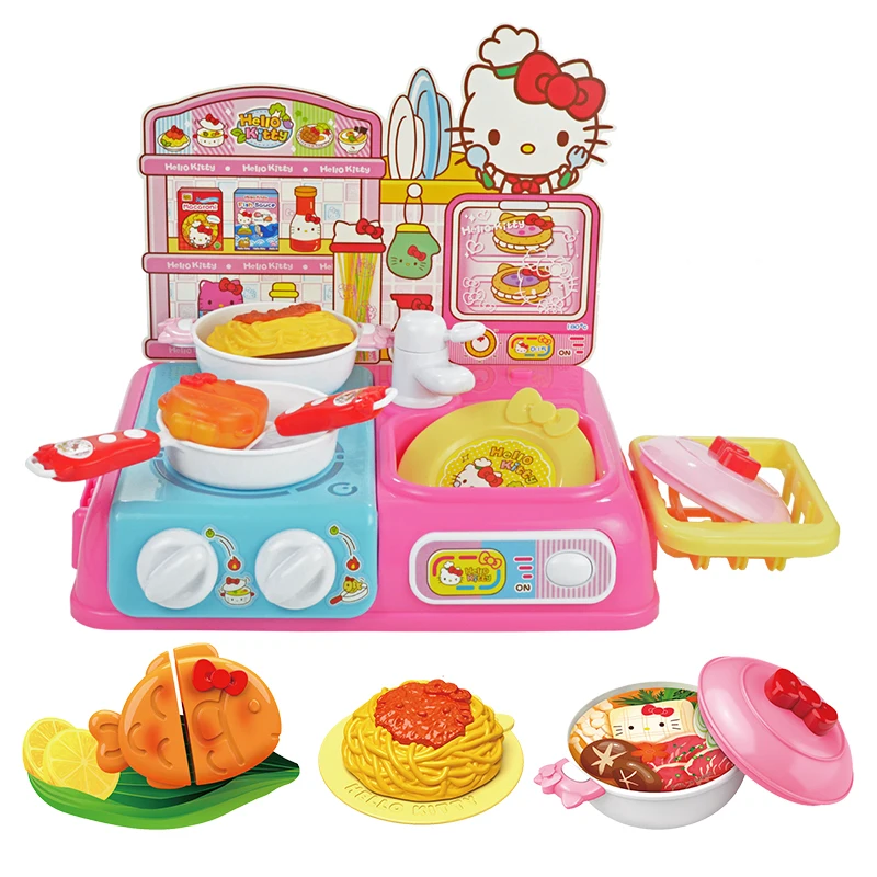 HelloKittyes Deliciouses Kitchens Girls Play House Cartoon Peripheral Model Toy Cookinges Sets Children's Birthday Gifts
HelloKittyes Deliciouses Kitchens Girls Play House Cartoon Peripheral Model Toy Cookinges Sets Children's Birthday Gifts