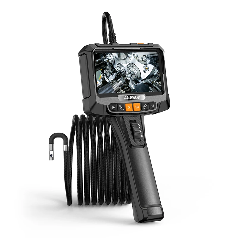 Factory Direct ANESOK IPS Two-Way Articulating Borescope Videoscope Inspection Camera with 8mm Snake tube Side-View Mirror IP67
Factory Direct ANESOK IPS Two-Way Articulating Borescope Videoscope Inspection Camera with 8mm Snake tube Side-View Mirror IP67