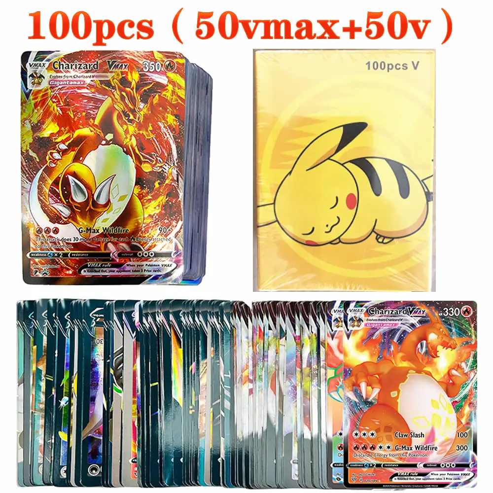 20-100 шт., карты для игры Pokemon V MAX, английская версия, бирка EX Trading Booster Shining GX MEGA VMAX, коллекционные карты TAKARA TOMY
20-100 шт., карты для игры Pokemon V MAX, английская версия, бирка EX Trading Booster Shining GX MEGA VMAX, коллекционные карты TAKARA TOMY
