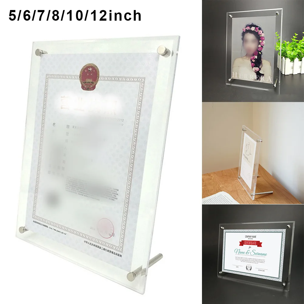 1pcs Acrylic Photo Frame For Postcards Message Cards Work Content Reminders Schedules Home Festival Wedding Decoration Supplies
1pcs Acrylic Photo Frame For Postcards Message Cards Work Content Reminders Schedules Home Festival Wedding Decoration Supplies