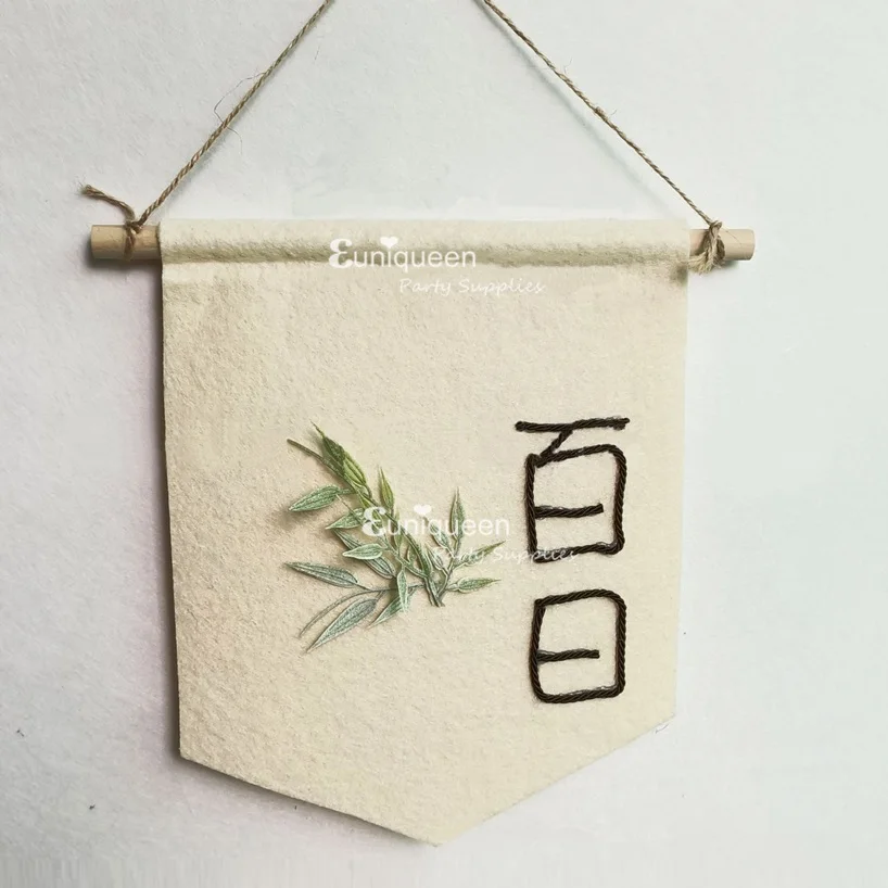 Wall Hanging Canvas Flag Banner One Hundred Days Baekil Korean Baekil Chinese 100 Days 100th Day Birthday Party Dohl Decoration 
Wall Hanging Canvas Flag Banner One Hundred Days Baekil Korean Baekil Chinese 100 Days 100th Day Birthday Party Dohl Decoration