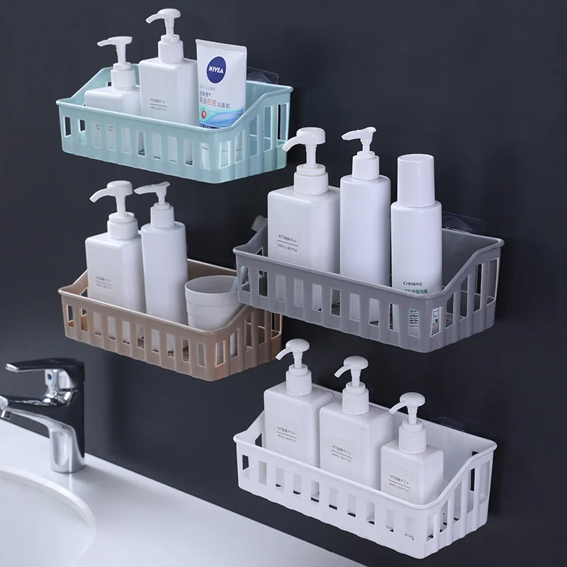 Rack bathroom seamless rack bathroom hollow basket kitchen bathroom punching-free storage rack
Rack bathroom seamless rack bathroom hollow basket kitchen bathroom punching-free storage rack
